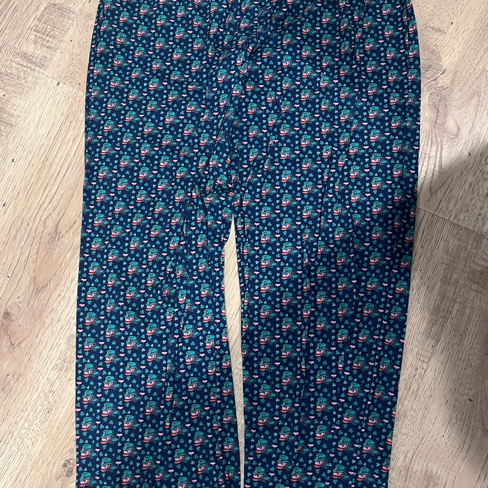 Vineyard Vines Kids Blue Patterned Pajama Bottoms
